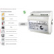 Alimentation rail-din 12v 3a avec entrée chargeur de batterie