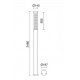 Colonne d'éclairage extérieur MAXIMA- IP65 - IK 08 - HAUTEUR 2.480 M - LED SMD 42W - 6193 lm -CRI80 - ANTHRACITE-3000 K