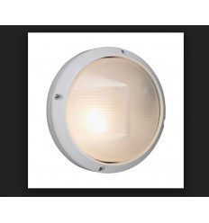 HUBLOT INDI IP 54 Compatible ampoule Led E27 - corps en aluminium coloris blanc