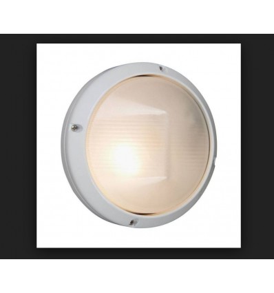 HUBLOT INDI IP 54 Compatible ampoule Led E27 - corps en aluminium coloris blanc