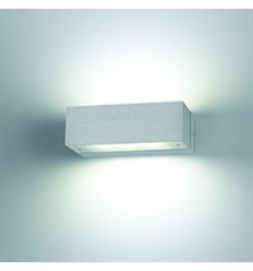 Applique SHADOW- IP20- LED EDISSON- 2x3W-195 lm- 3000K . Coloris Aluminium brossé