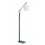 Applique BRITTA - IP20 - E27- 60W- coloris noir - beige - abat jour blanc