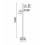 CLOE applique -Gris Pierre -IP20 - gamme Acier bi colore