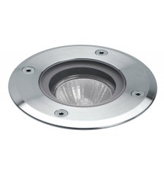 Encastré au sol BORA IP67 GU10 4.50W Acier inoxydable- IK10 - diamètre extérieur 110 mm - résistant à 2500 kgs