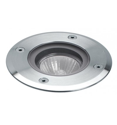 Encastré au sol BORA IP67 GU10 4.50W Acier inoxydable- IK10 - diamètre extérieur 110 mm - résistant à 2500 kgs