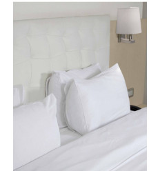 Applique murale FIRENZE - abat jour demi lune rond en tissu et structure en métal Nickel satin
