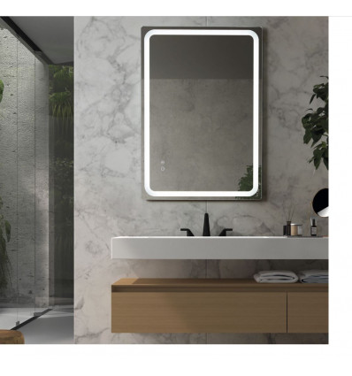 Miroir Salle de bain MINERVA - Anti-buée 29W. - Capteurs tactiles ON / OFF